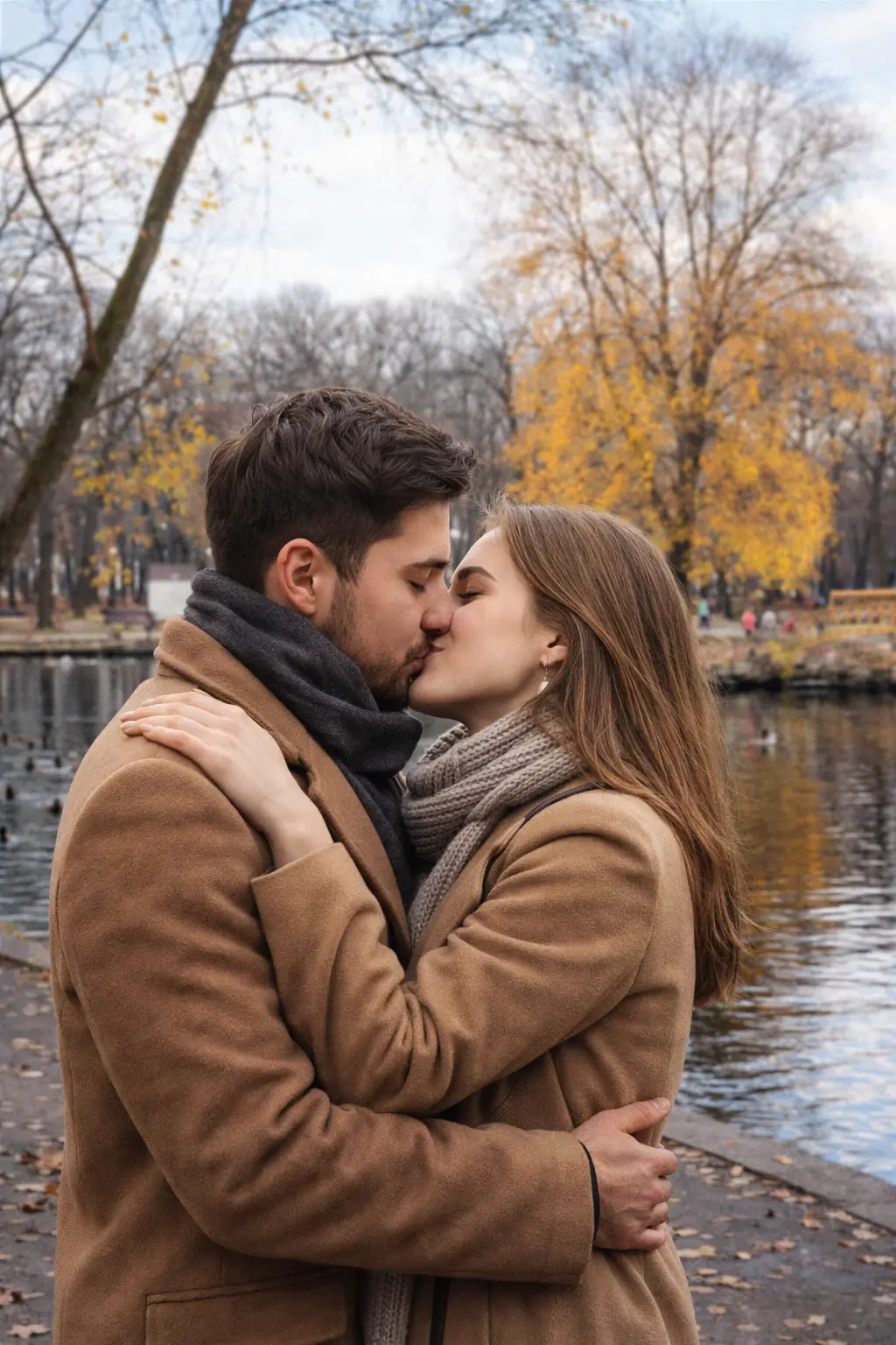 Пара в студии